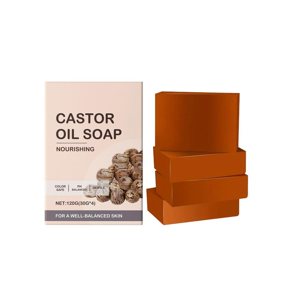 Мыло с касторовым маслом, питательное мыло для волос и тела, дезодорирующее мыло, удаляет грязь и жир, разглаживает кожу и придает ей свежий запах.