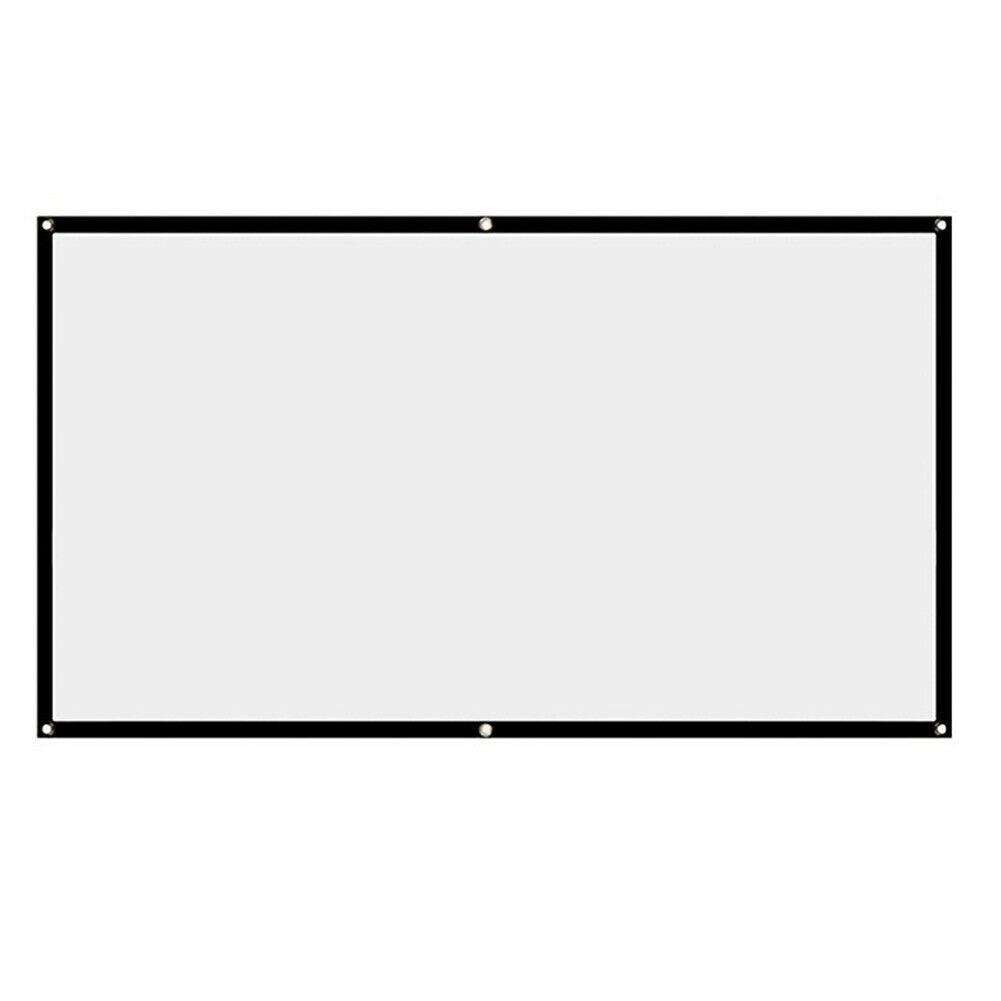 Портативный складной экран проектора HD домашний кинотеатр открытый кемпинг 3D фильм