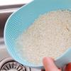 Rice Sieve Plastic Colander Kitchen Drain Basket With Handles Rice Bowl Strainer Strainer Basket Sink Drain Kitchen Tools