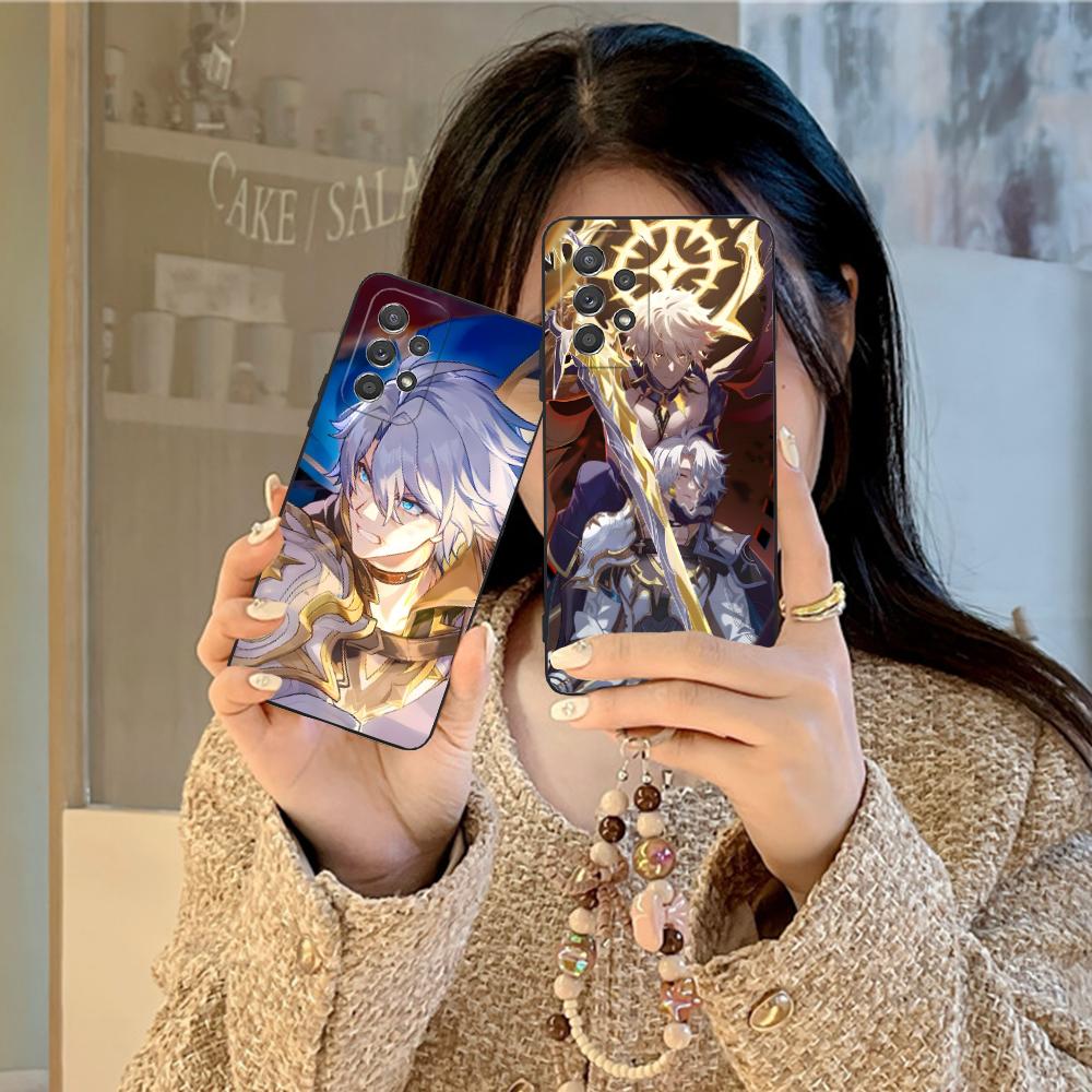 Чехол для телефона Honkai Impact Phainon для Samsung Galaxy A73 72 71 70 56 55 54 53 52 36 35 34 23 16 15 5G Цветной Защитный Роскошный