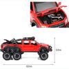Литая под давлением металлическая модель автомобиля Ford F150 Raptor в масштабе 1/28, со звуком и светом для детей от 3 лет и старше