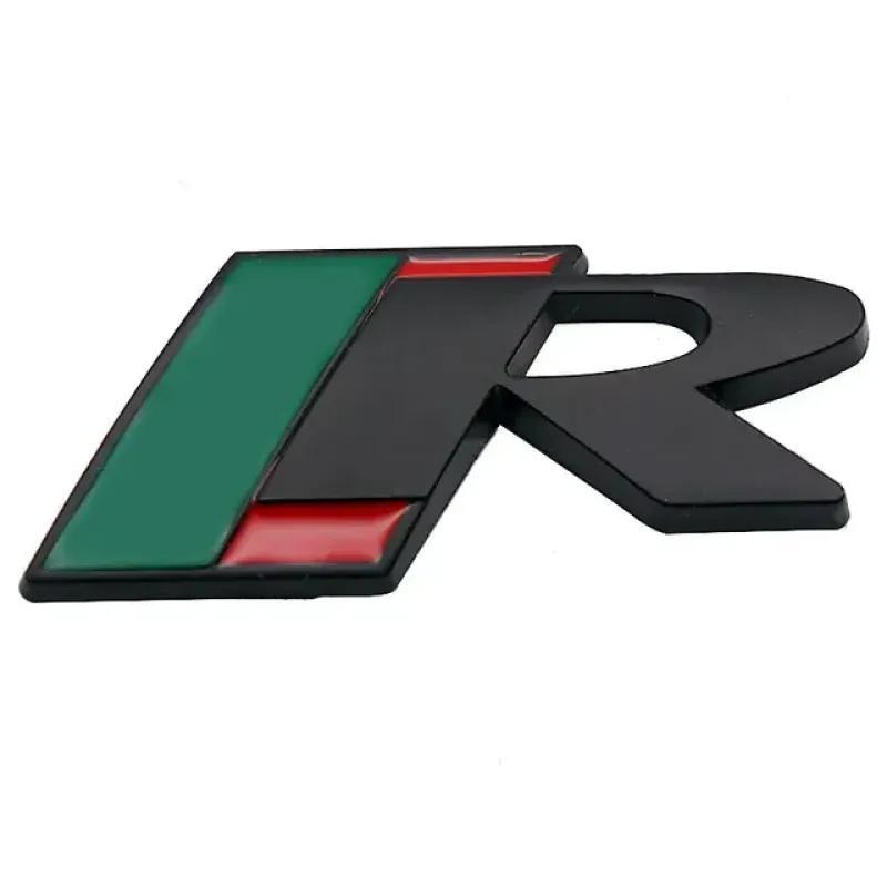 3D металлический логотип R передняя решетка автомобиля наклейка эмблема значок наклейки для X-TYPE F-TYPE XE XF XJ XJR XFR