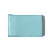 Business Card Holder Stylish Cowhide Noir Business Card Case Card Case Credit Card Case Light Blue Men's Women's NSL-2403