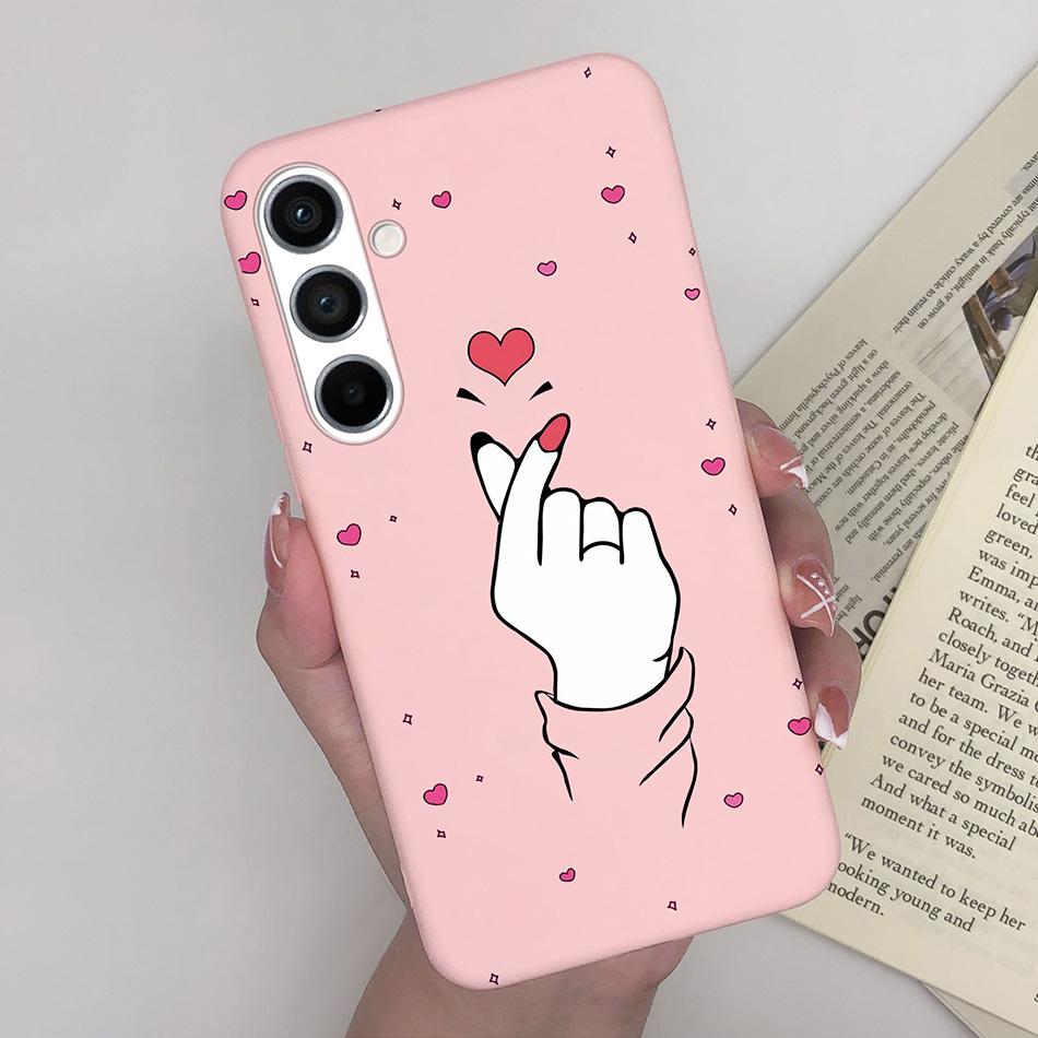 For Samsung A54 5G Case Cute Soft Silicone TPU Back Cover For Samsung GalaxyA54 A 54 Phone Case on SamsungA54 Coque Bumper Funda