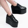 Unisex Extreme 10 Cm High Heel Oxford Platform Goth Punk Cyber Gogo Shoes