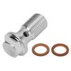 KIMISS M11 X 1.25 Banjo Bolt 2 m-Metal Solid Construction For Fuel and