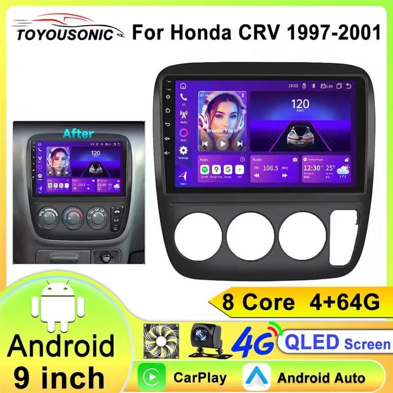 For Honda Civic 2000-2006 LHD 2 Din Android Car Radio Multimedia Video Player GPS Navigation Carplay Head Unit