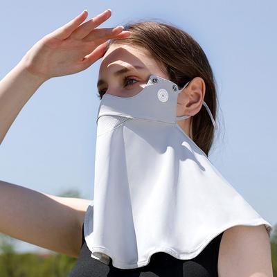 Солнцезащитная маска для лица с отстегиваемым козырьком, летняя защита от УФ-лучей, маска для лица, охлаждающая маска для активного отдыха, пеших прогулок, рыбалки
