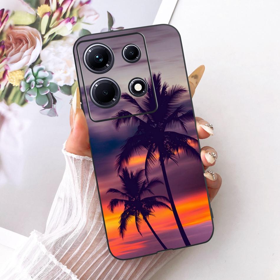 Для Infinix Note 30 30Pro X678B X6716B X6711 Крутой чехол для телефона 'Дракон Тигр' Note 30 Pro Note30 4G 5G Черные силиконовые мягкие чехлы