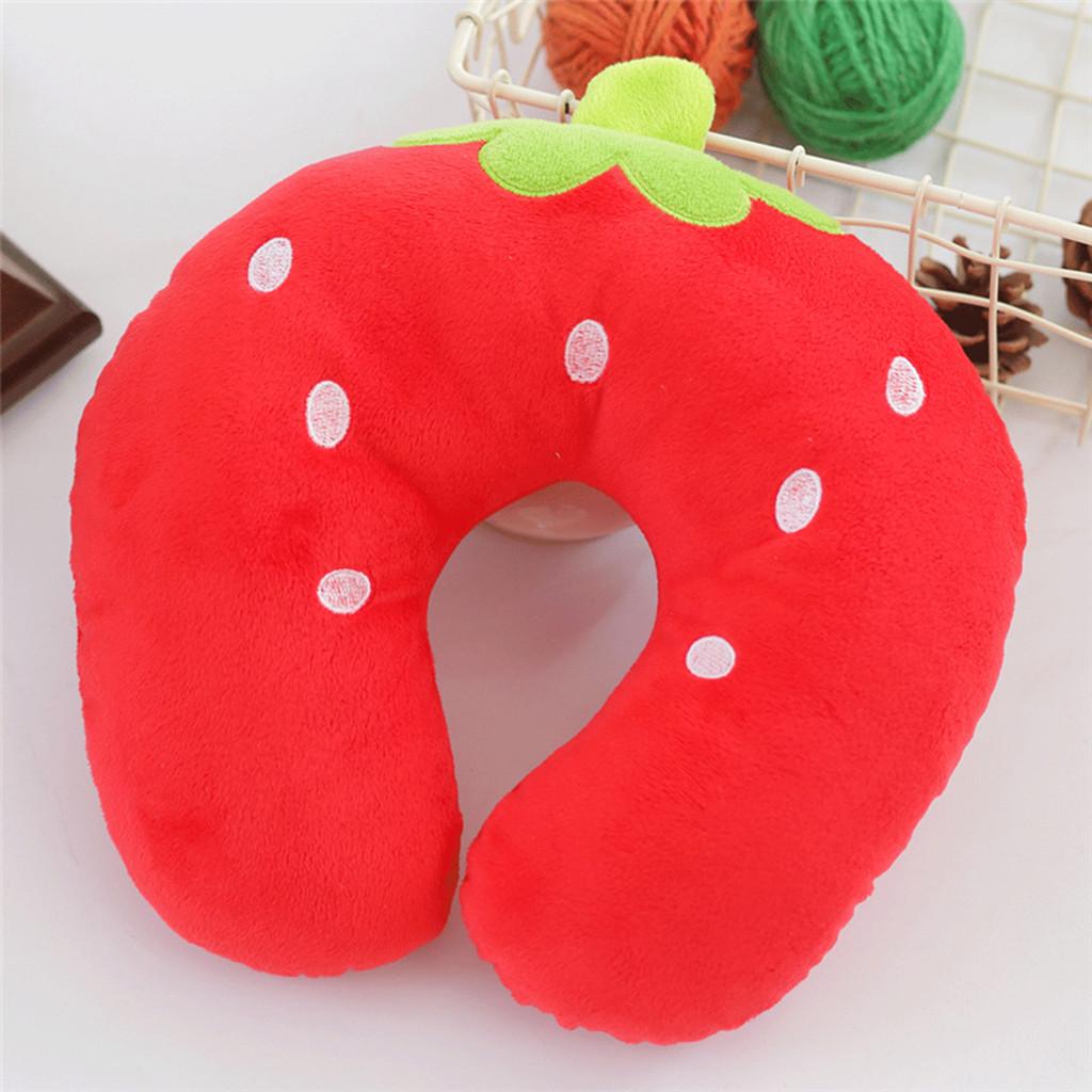 Дорожная детская подушечка для шеи, супермягкая игрушка для шеи, рождественский подарок