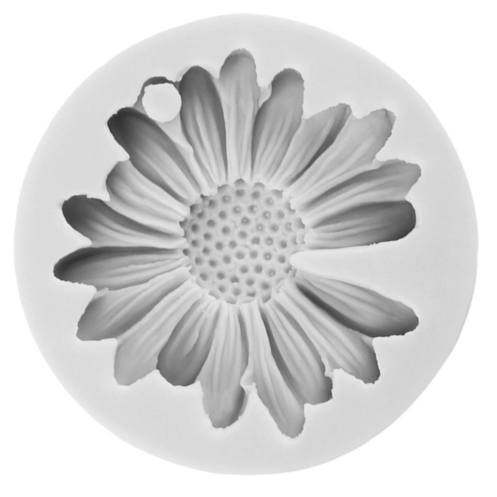 Daisy Flower Silicone Mold Chrysanthemum Flower Fondant Molds Cake Decorating Tools Cupcake Topper Candy Resin Clay Chocolate Gumpaste Mold