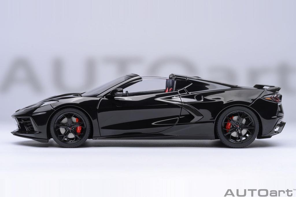 AUTOart Chevrolet Corvette Stingray Z51 Black Finished Product 1/18 (C8)