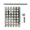 WS2812B 5050 RGB Светодиодная плата разработки с интегрированным драйвером, 5x8, 40 бит, полноцветная, для отеля