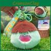 Dinosaur Creative Wild Plush Coin Purse Fun Cartoon Keychain Accessory For Kids