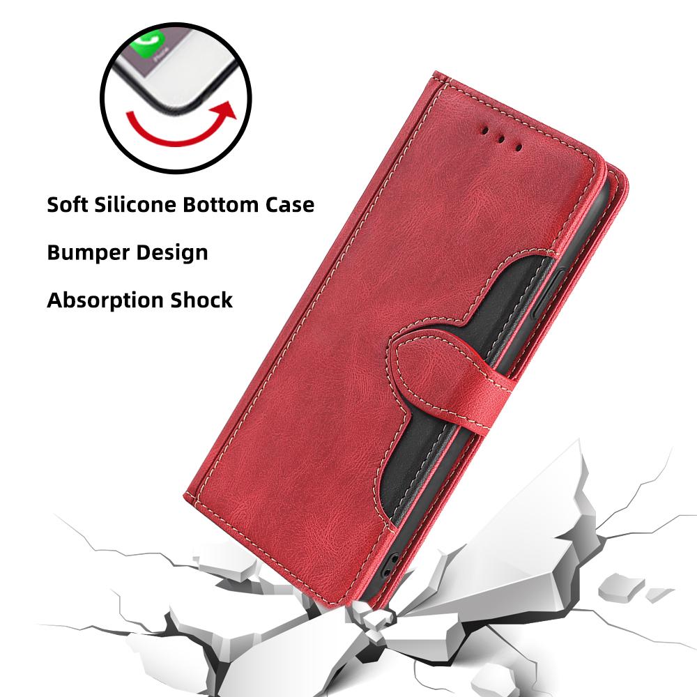 For Samsung Galaxy A05 4G Case Leather Wallet Phone Cover with Straw Hat Magnetic Clasp