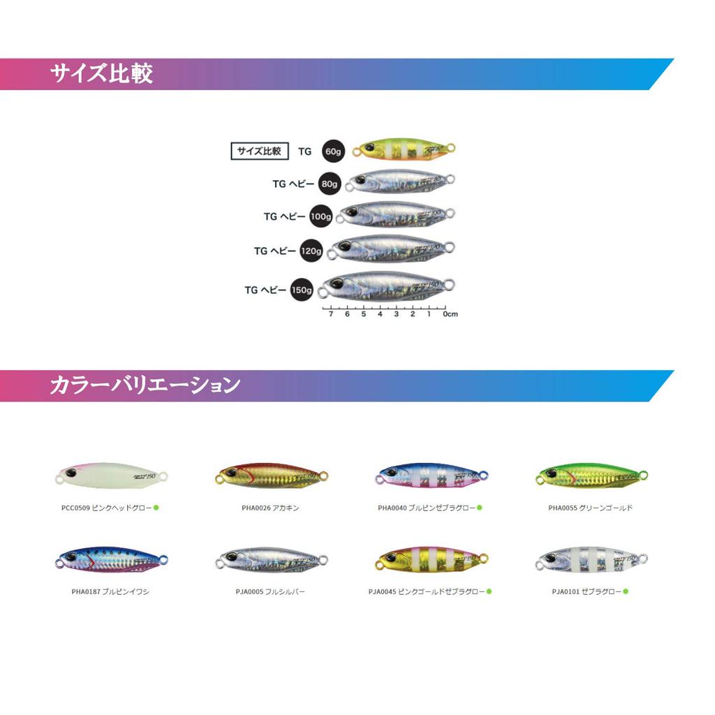 DUO Drag Metal Tungsten Heavy Blue Pink Sardine 80g PHA0187