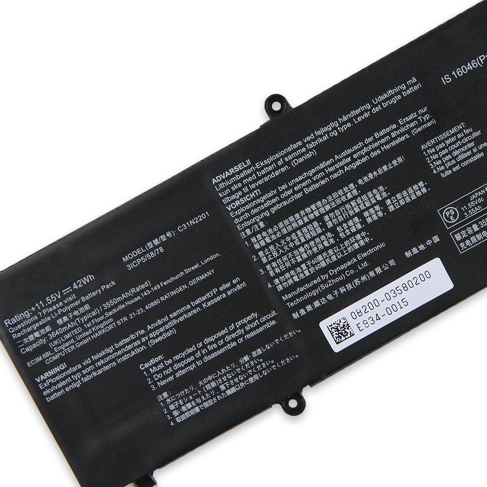 Совершенно новый сменный аккумулятор C31N2201 для ASUS Vivobook 15 E1504FA X1504ZA M1605YA X1605EA X1605PA 3640 мАч с инструментами