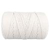 White Macrame Cord 4mmx21.9 Yards Macrame Rope Cotton Cord for Wall Hanging Plant Hangers Crafts