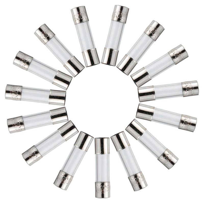 300pcs Fast-Blow Glass Fuses Assortment Kit 5x20mm 250V 0.1 0.2 0.25 0.5 1 1.5 2 3 4 5 8 10 12 15 20A amp packag in Plastic Box