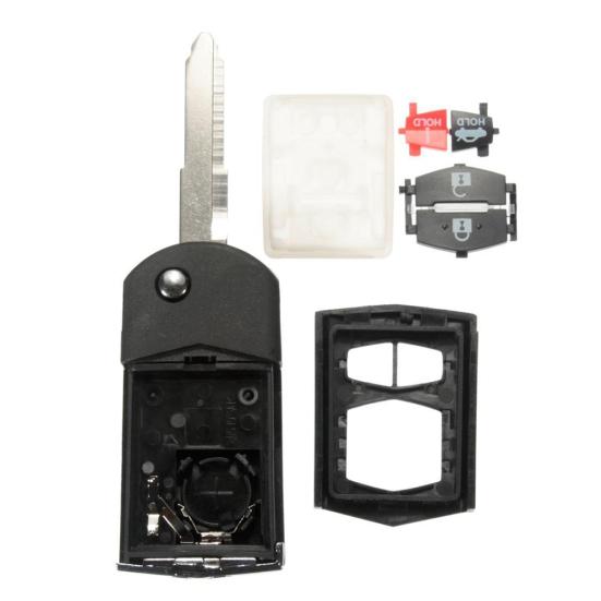 4 кнопки дистанционный откидной брелок чехол лезвие для Mazda 3 5 6 Rx-8 Cx-7