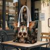 Gothic Skull Butterfly Printed Shoulder Bag Casual Daily Use Stylish Lightweight Portable Handbag For Outdoor Shopping