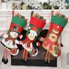 Snowman Christmas Gift Bags Santa Claus Xmas Candy Bag Gift Christmas Socks Pendant Children