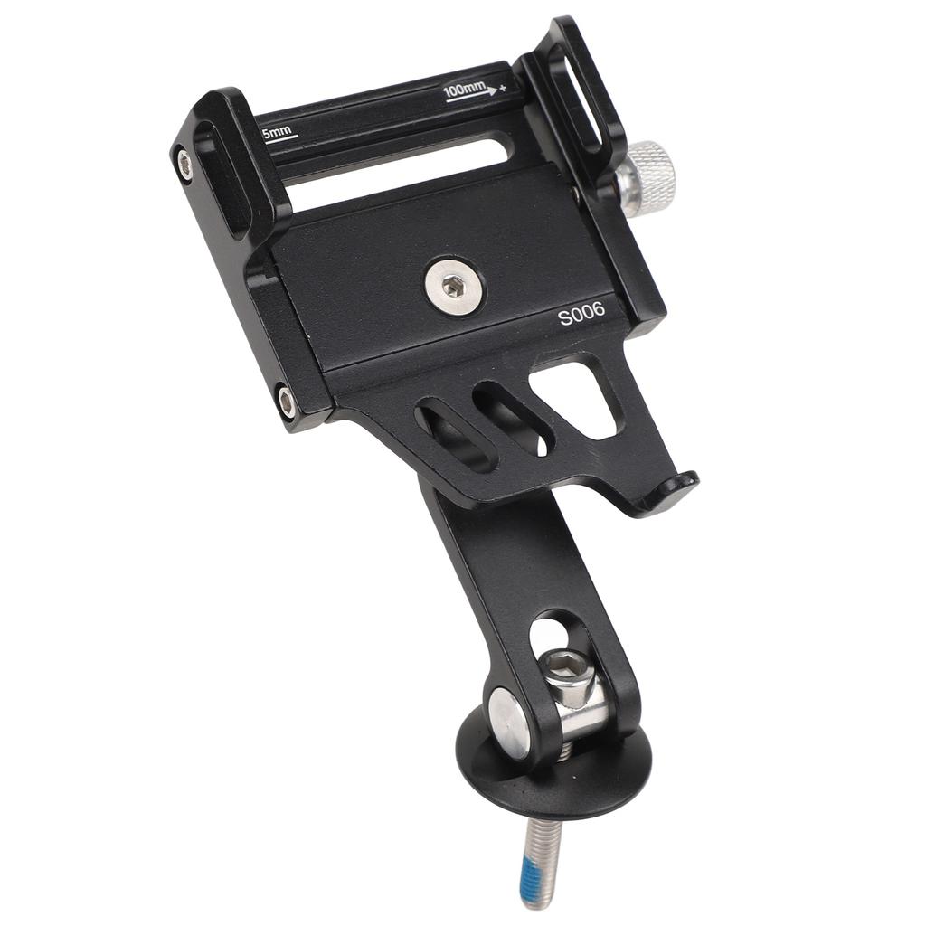 Bike Stem Phone Holder Aluminum Alloy Adjustable Rust Proof Bicycle Phone Headset Mount for Accessory