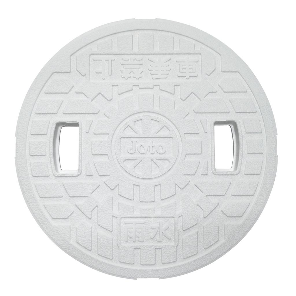 Jyoto Ripron Round Drain 300 Resin Lid, Type, JM-300ULW, (Rainwater/Hole Included)