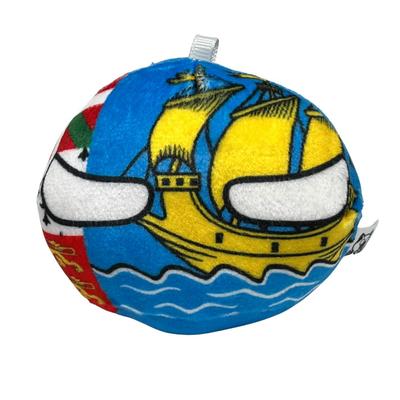 Плюшевая игрушка Mehagurumi Polandball с французского острова Сен-Пьер и Микелон