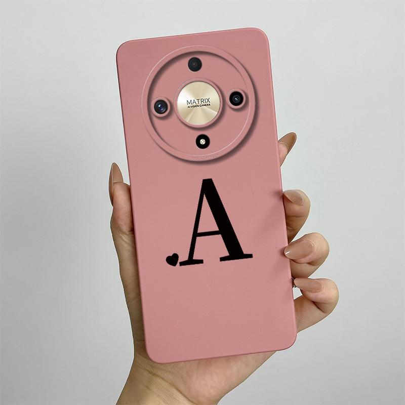 For Honor Magic5 Lite Case Magic 6 Lite Cute Couple Letters Cover Soft TPU Phone Case For Honor Magic6 Lite Magic 5 Lite Bumper
