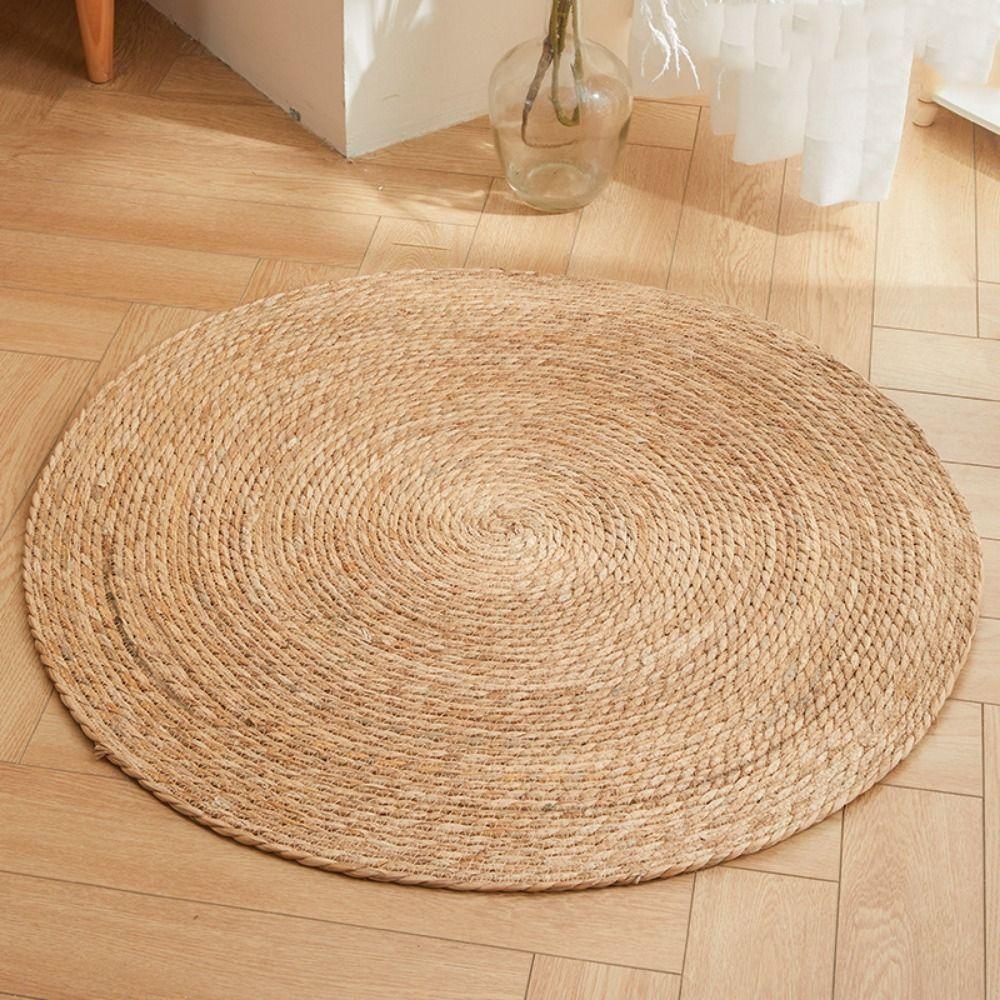 1PC Round Cat Scratch Board Hand Woven Rattan Cat Puppy Nest Kitten Scratching Mat For Cats Dogs