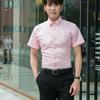 Summer Large Size Solid Color Short-sleeved Shirt Men's Professional Work Slim-fit Shirt