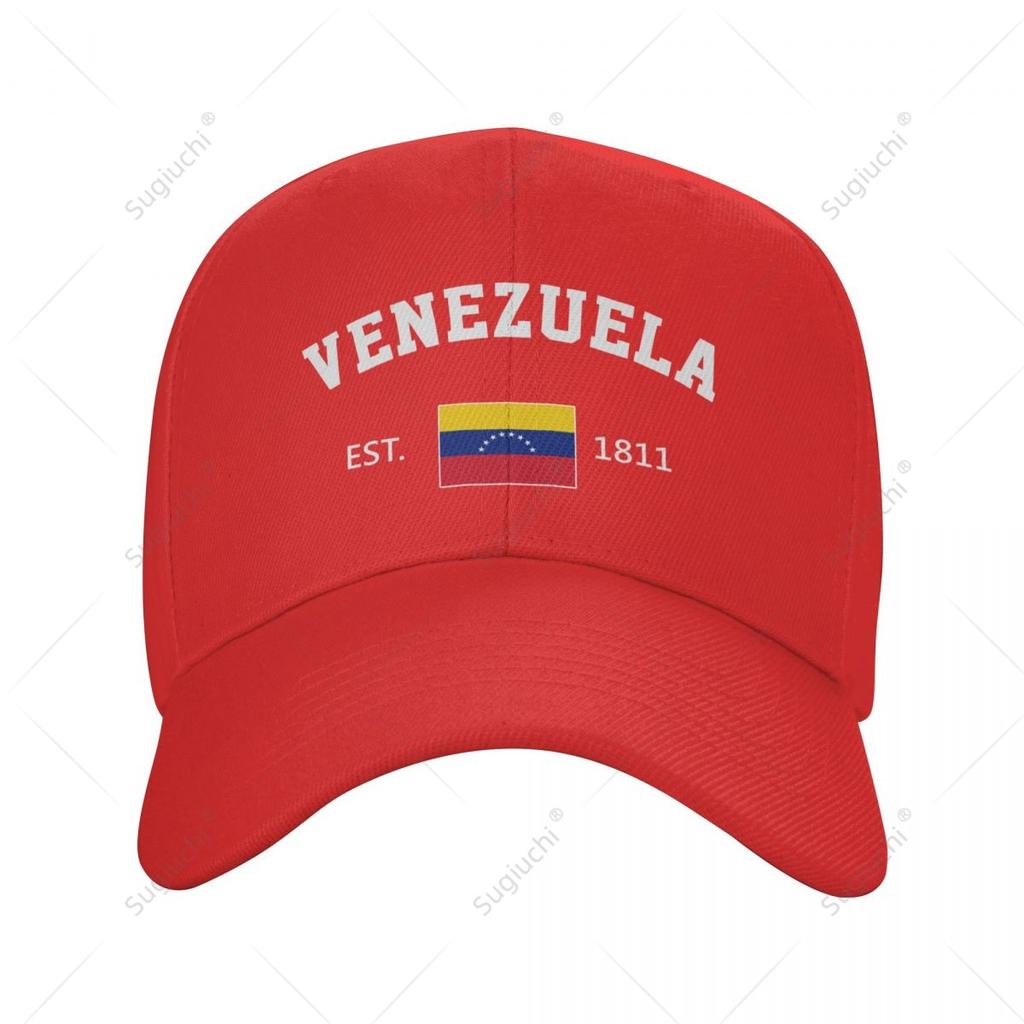 Unisex Baseball Cap Venezuela EST Independence Day Wild Sun Shade Peaked Adjustable Outdoor Caps for Unisex Women