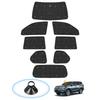 АВТО СПЕЦИФИКАЦИЯ Toyota Land Cruiser Prado 150 Series Grid Sun Shade для 1 автомобиля с присоской, сентябрь 2017 г., апрель 2024 г., складной солнцезащитный козырек Multi Sun Shade, затемняющий