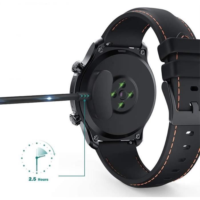 Chargeur pour TicWatch Pro 3, Pro 3 LTE Ticwatch E3 USB Câble de Chargement pour TicWatch Pro 3 Pro 3 LTE Ticwatch E3