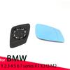 Side Blue Heated Electric Wide Angle Wing Mirror Glass For BMW 1 2 3 4 5 6 7er E84 F48 F20 F21 F40 F22 F23 F30 F31 F34 F10 F07
