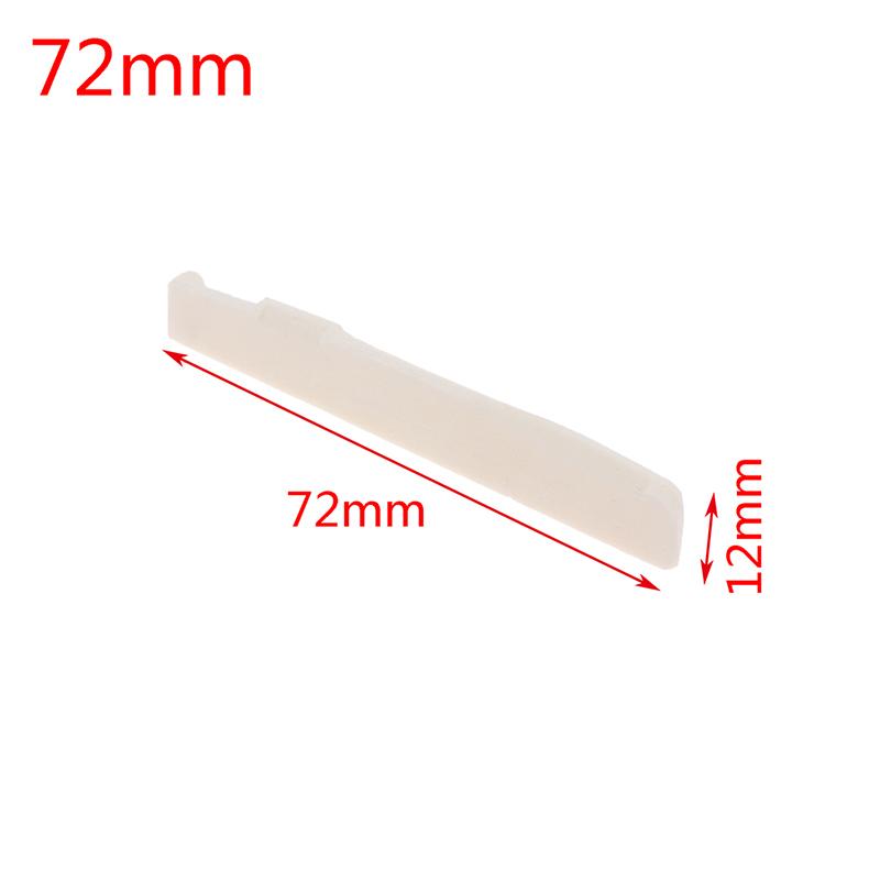 Настоящее седло для костяного моста для народной акустической гитары 72 мм/74 мм/76 мм/80 мм * 12 мм