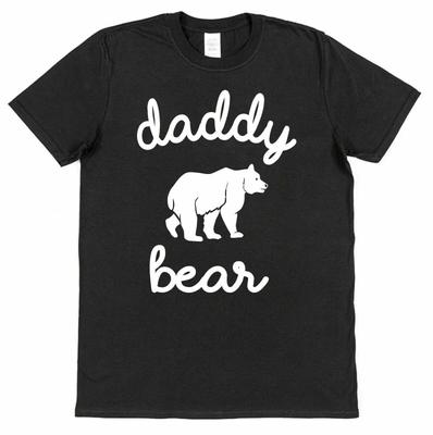 Daddy Bear Christmas Birthday Fathers Day Gift Tshirt Summer Cotton Short Sleeve Oneck Unisexs T Shirt Gift New S3xl
