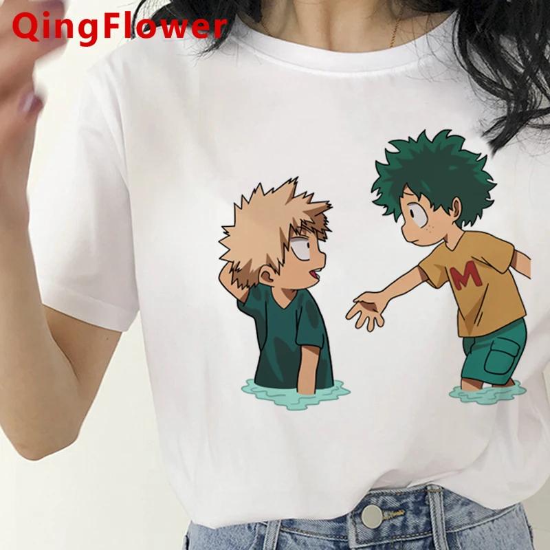2026 Новый Моя геройская академия Бакуго Boku No Hero Academia Высококачественная мужская футболка Белая футболка Графические футболки Женская футболка Кавай