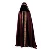 Medieval Halloween Cosplay Cloak Hooded Coat Vintage Gothic Cape Coat Long Trench Halloween Cosplay Costume Wizard Cloak