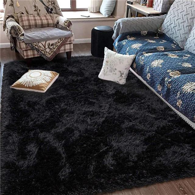 Delicate Keep Warm Home Decor Carpets For Windows And Bedsides Fluffy In The Living Room Household Plush Fashion Carpet 