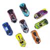 Alloy Pull-Back Ejection Car: Metal Tinplate Bouncing Racing Car with Color Box Packaging