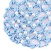 Новая вязаная крючком женская сетка для волос Snood Pearl Mesh Bun Cover White Pearl