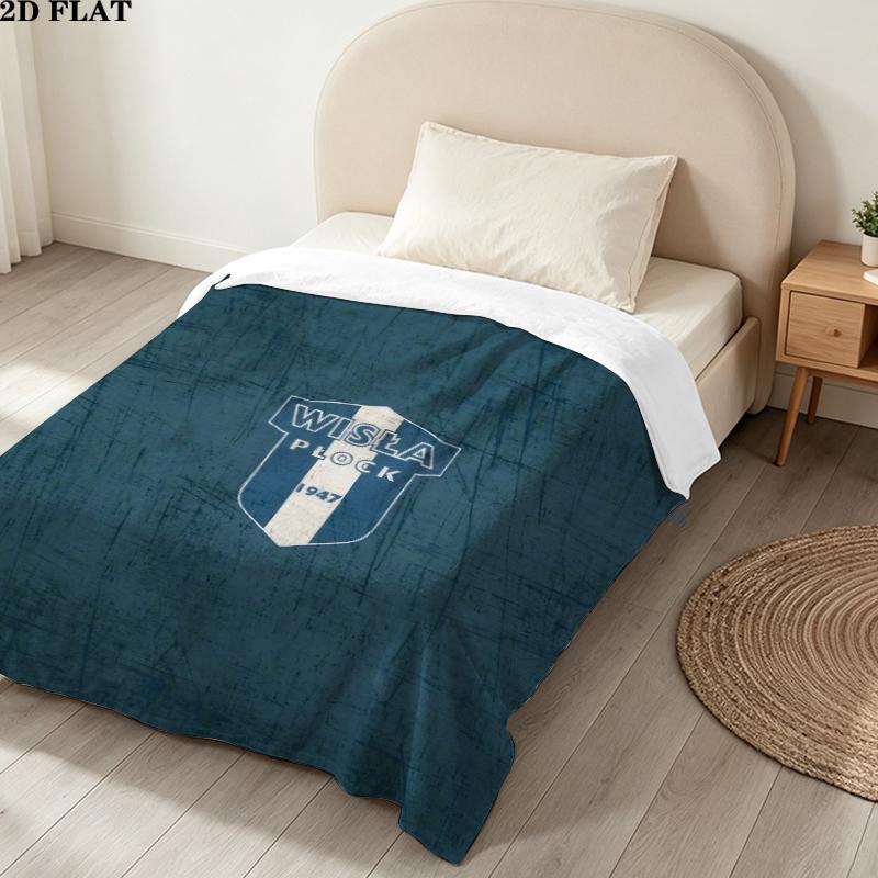 Wisa Pock Print Flannel Blanket, High quality Comfortable for All Seasons, Home Decor, Warmth and Comfort, Perfect for Christmas Gifts