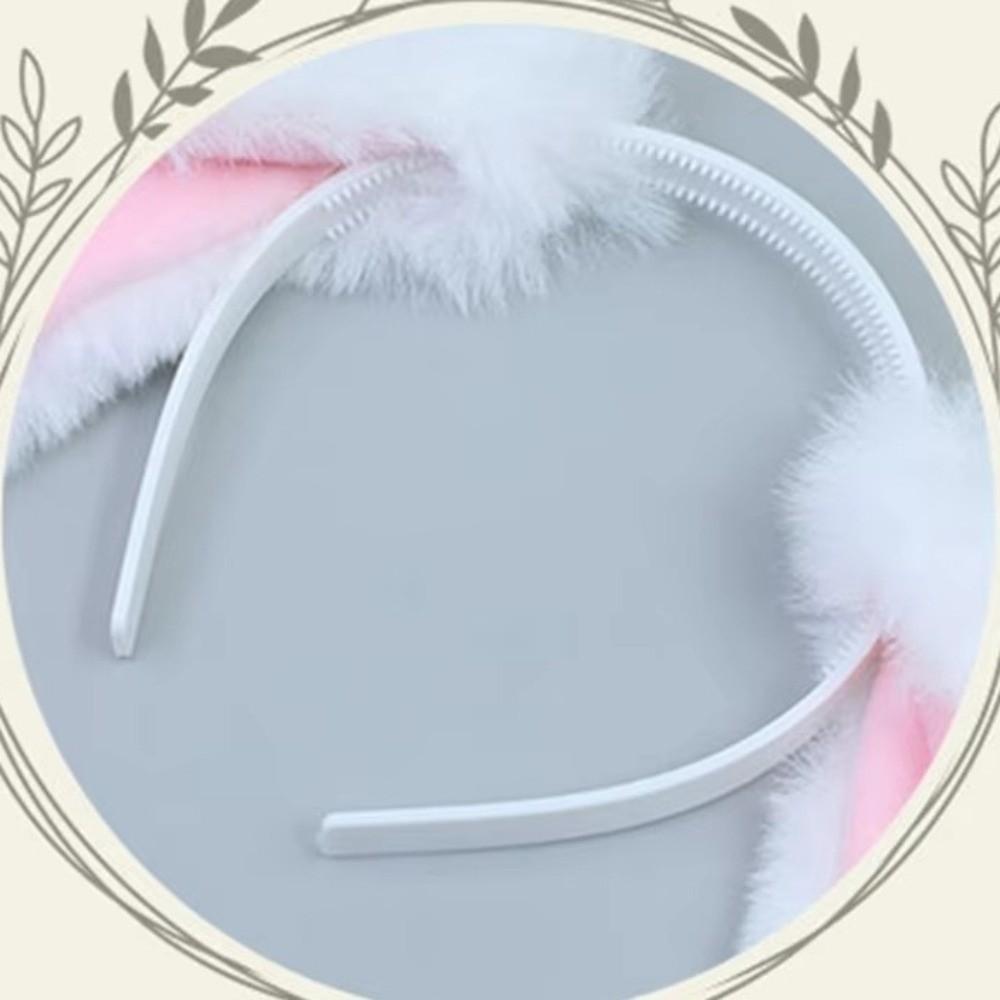 Lop-eared Easter Rabbit Hair Hoop Fur Hair Accessories Lovely Bunny Ears Headband Cosplay