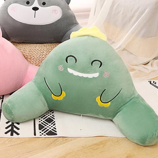 Throw Pillow Cartoon Animal Shape Elastic Fully Filling Plush Stuff Toy Sofa Bed Couch Decoration Office Nap Pillow Chair Waist Protector Car