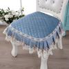 High-End Dining Chair Cushion Cushion All Year Round Fabric Chair Cushion Home Dining Chair Seat Cover Extra Large Chair Cover Stool Cover