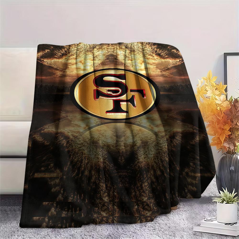 San Francisco 49ers2 Flannel Blanket, High quality Comfortable for All Seasons, Home Decor, Warmth and Comfort