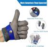 Stainless Steel Gloves Chainmail Gardening Butcher Slaughter Steel Mesh Anti-Cut Resistant