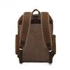 Travel Backpacking Student Outdoor Backpack with Crazy Leather Vintage Travel Bag Waterproof Oil Wax Canvas